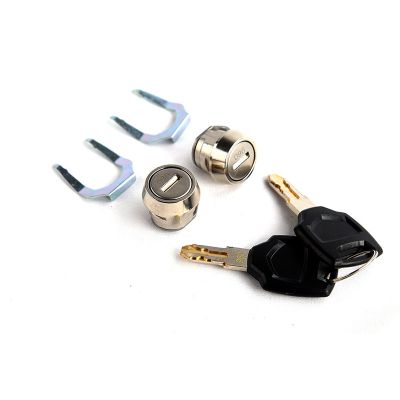Keys / Lock Cylinder Core Plug Universal And Installation Of Pressure Strip For Motorcycle Top Box Case Luggage Trunk Parts