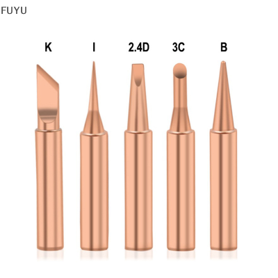 FUYU หัวแร้ง TIP PURE copper Inner core หัวเหล็กไฟฟ้า900M series SOLDER Tips