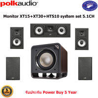 Polk Audio Monitor XT15+XT30+HTS10 system set 5.1CH