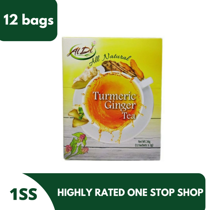 aldi all natural turmeric ginger tea 12 bags Lazada PH