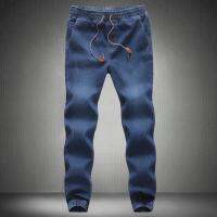 New 2023 Speed Tong Picking Jeans MenS Loose Elastic Benefit Pants Small Tide