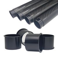 4pcs Aluminum Pipe Plug For ID14mm 16mm 18mm 20mm 23mm 28mm Carbon Fiber Tube Black Aluminum Alloy Pipe Sleeve Frame Kit Part Wires Leads Adapters