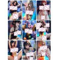 Pokemon Lono Nude Card Reactive สีสันแฟลชอะนิเมะการ์ดสะสมเปิดเผยหน้าอกอะนิเมะอุปกรณ์ต่อพ่วง Otaku ของขวัญ63*88Mm