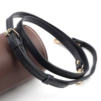 【CW】 Leather Adjustable Detachable Shoulder Handle Gold Buckle Accessories for Belts