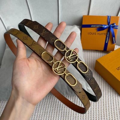[In Stock] 20mm Top Grade Reversible Belt With original Box Women double-side leather belt best gifts for Girls