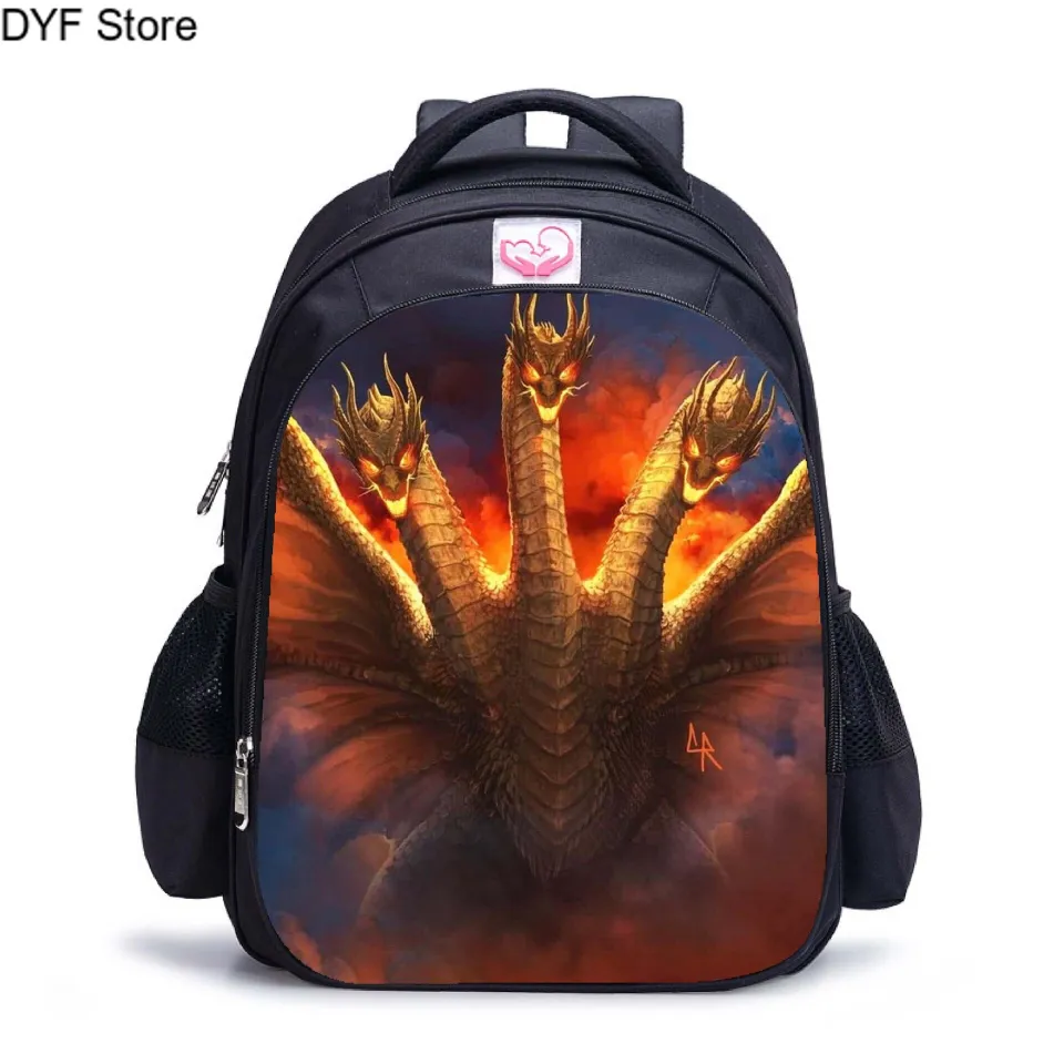 Godzilla Backpack, King of Monsters Kids Rucksack School Bag