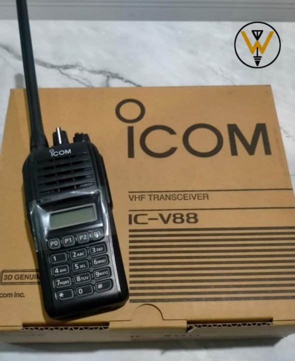 ICOM IC V88 VHF TRANSCEIVER HT HANDHELD ORI IC V88 WATERPROOF Lazada