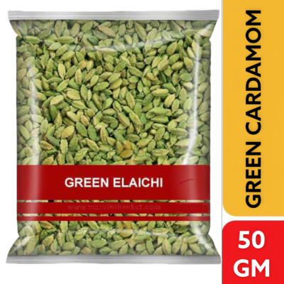Green Cardamom, Elaichi,  🇮🇳กระวานเทศ, กระวานเขียว 50 gm