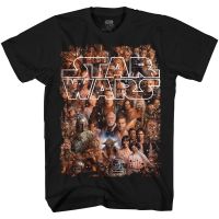 เสื้อยืดผู้ชาย STAR WARS Color Shot Jedi Rise Skywalker Vintage Retro Classic Adult Tee Graphic S-5XL