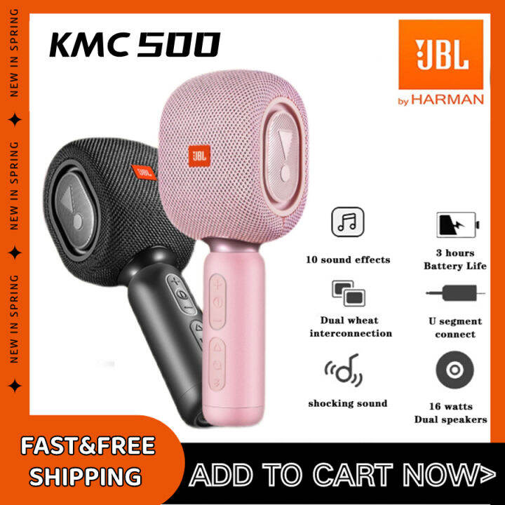 JBL KMC 500 Professional Karaoke Microphone Portable Bluetooth Wireless