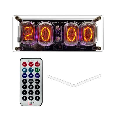 Tube Glow Retro Nostalgic Electronic Clock Creative Gift Ornament Electronic Tube Bright and Clear