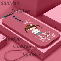 เคสโทรศัพท์ OPPO Reno 2 การ์ตูนสาวปกซิลิโคนอ่อนนุ่ม