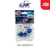 LINK เต้ารับ CAT5E RJ45 สีฟ้า รุ่น US-1005SC4