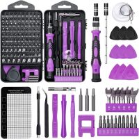 145 in 1 with 132 Bits Magnetic Precision Screwdriver Kit Built in Extension Rod for Repair Phone, Laptop, Watch, Game Console Handtool parts Accessories