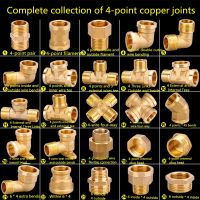 Water pipe plumbing fittings fittings copper pipe rotating nut connector inner wire copper outer wire hose outlet inner wire Pipe Fittings Accessories