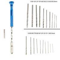 【LZ】♗▽✹  0.5-3mm azul alongamento semi-automática conjunto de broca de mão com 10pc pequeno broca ferramentas para trabalhar madeira ferramentas brocas ferramentas manuais