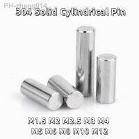 1-50PCS M1.5/2/2.5/3/4/5/6/8/10/12 GB119 304 Stainless Steel Solid Rod Bearing Parallel Cylindrical Positioning Roll Dowel Pin