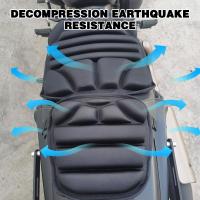 ；‘【- Motorcycle Seat Pad Motorcycle Pad Gel Cushion Seat Breathable Universal Shock-Absorbing Seat Cover For Advancers Mountain