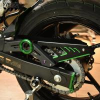 โซ่ฝาครอบป้องกันบังโคลนหลังรถจักรยานยนต์ CNC สำหรับ Kawasaki Ninja400 Ninja250นินจา400 250 2017 2018 2019 2020 2022 2021