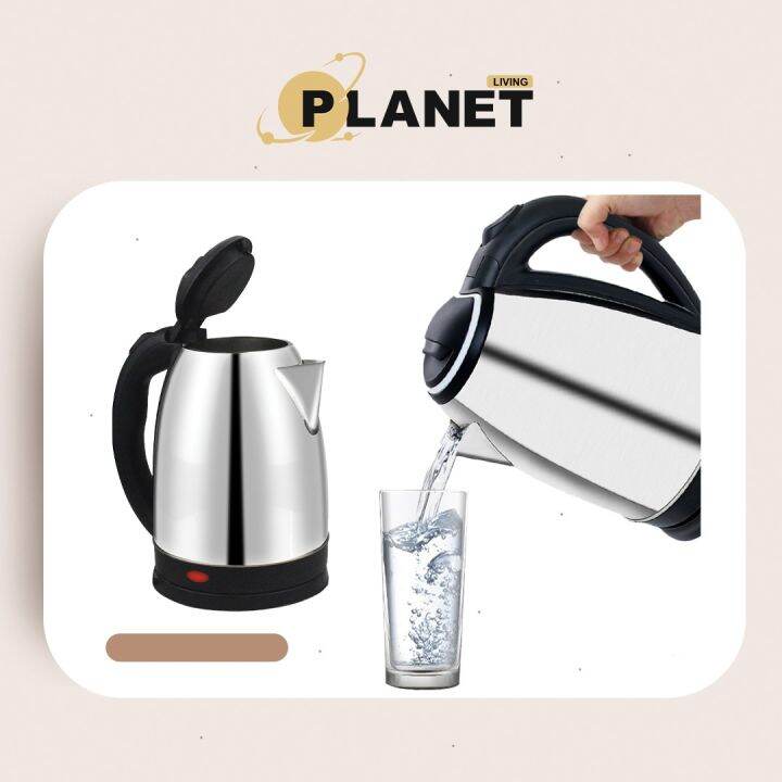 2L Stainless Steel Electric Kettle Auto ShutOff Jug Kettle Kitchen Tea