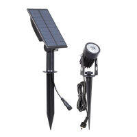 Solar Spotlight Waterproof IP65 Solar Powered LED Landscape Soalr Lawn Lights OutdoorGardenCourtyardLawnBackyard Lamps