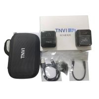 TNVI Portable Wireless Lavalier Microphone System Interview Vlog Live Recording for iPhone Android iPad Camera Mini Mic