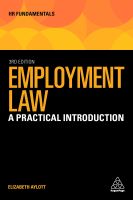 หนังสืออังกฤษ Employment Law : A Practical Introduction (Hr Fundamentals) (3RD) [Paperback]