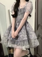 【Ready】? break puff se dress womens summer high-end tempeent fairy tutu waist