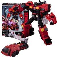 Hasbro Mainan Transformers ของแท้หุ่นยนต์แปลงร่างตุ๊กตาขยับแขนขาได้อนิเมะนรกของเล่นสำหรับเด็กผู้ชายของขวัญวันเกิดสำหรับเด็กของสะสม