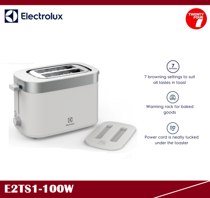 ELECTROLUX 2 Slice Create 2 Bread Toaster E2TS1100W Lazada