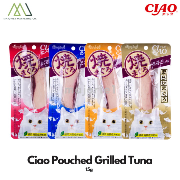 CIAO Pouched Grilled Tuna Cat Treats Food 15g Lazada PH