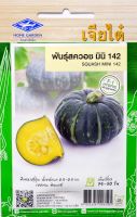 ฟักทองญี่ปุ่น สควอช มินิ 142 F-1 Hybrid พันธุ์ลูกผสม เมล็ดพันธุ์เจียไต๋ โฮมการ์เด้น