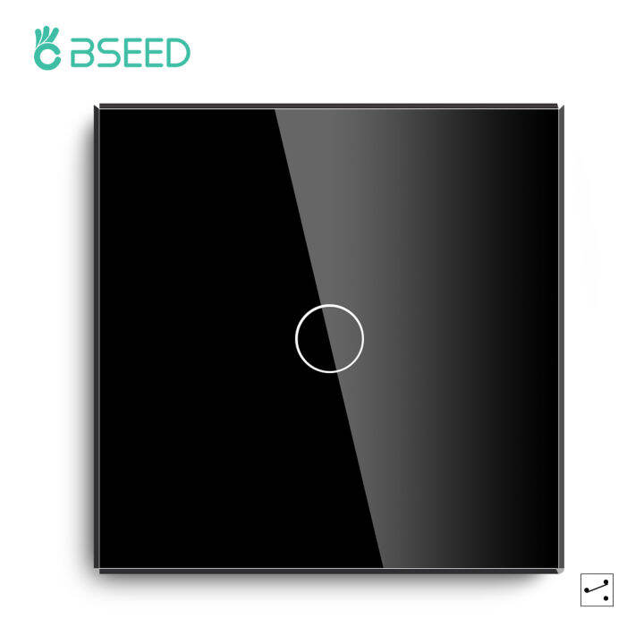 bseed-stair-touch-switch-1gang-2way-eu-standard-touch-switch-black-white-golden-with-glass-crystal-panel-touch-light-switch