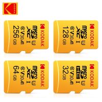 Kodak การ์ดความเร็วสูงหน่วยความจำ256GB A1คลาส10 UHS-I 256G ไมโครการ์ด SD V30บัตร TF U3สำหรับเกมสมาร์ทโฟนกล้อง