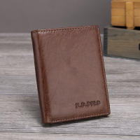 XDBOLO  New Men Wallets Genuine Leather Wallets for Credit Card Holder Zip Small Wallet Man Leather Wallet Short Coin Purse