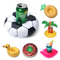 Cute Inflatable Cup Holder Swimming Pool Accessories Drink Floating Pool Float Swimming Ring Summer Party Toys Beach Bar Mini Balloons