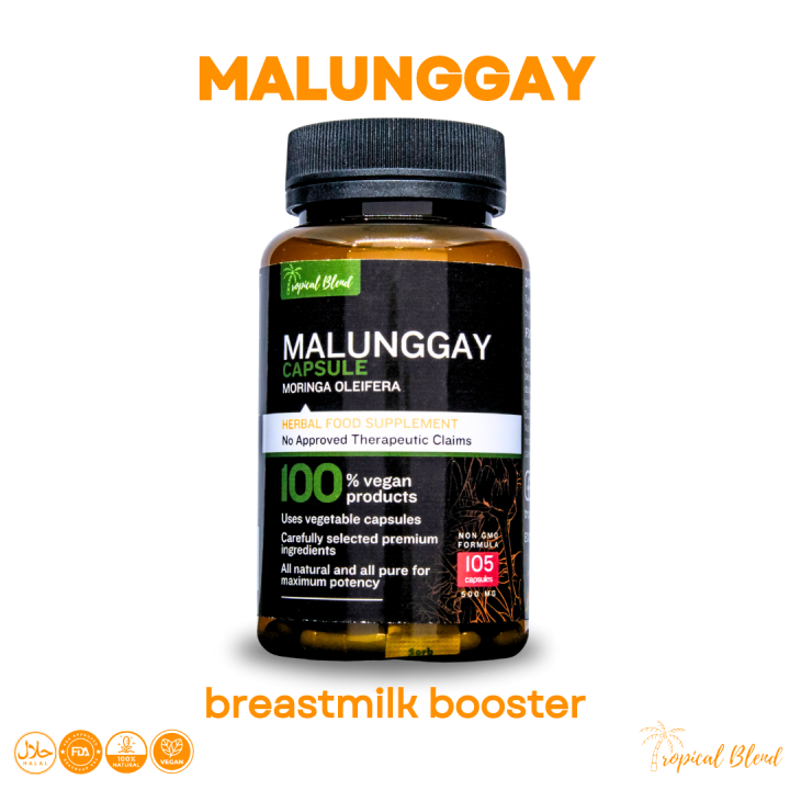 Malunggay Capsules Food Supplements Pure and Organic FDA Approved