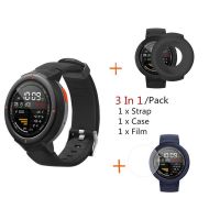 ●♙☈ 3in1 สำหรับ Huami Amazfit Verge สมาร์ทนาฬิกาซิลิโคน กรณี huami amazfit Verge Lite หน้าจอป้องกันฟิล์ม