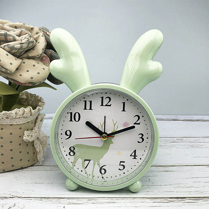 small-alarm-clock-creative-clock-alarm-adorable-rabbit-bedside-cute-childrens-cartoon-mute-clock-student-simple-baby-room-decor