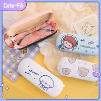 CUTE-FA สำหรับผู้ชาย สำหรับนักเรียน สำหรับผู้หญิง กระเป๋าใส่แว่นตา ภาชนะป้องกันแว่นตา หนังพียู กล่องแว่นตาอ่านหนังสือ กล่องแข็งแว่นตา เคสลายแว่นตา กล่องใส่แว่นตา