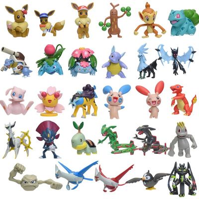 ฟิกเกอร์ขนาดเล็กรูปโปเกมอน Charmeleon Dawn Wings Necrozma Rayquaza Cherrim Zygarde Latios Arceus Rakou Venusaur ฟิกเกอร์ PVC