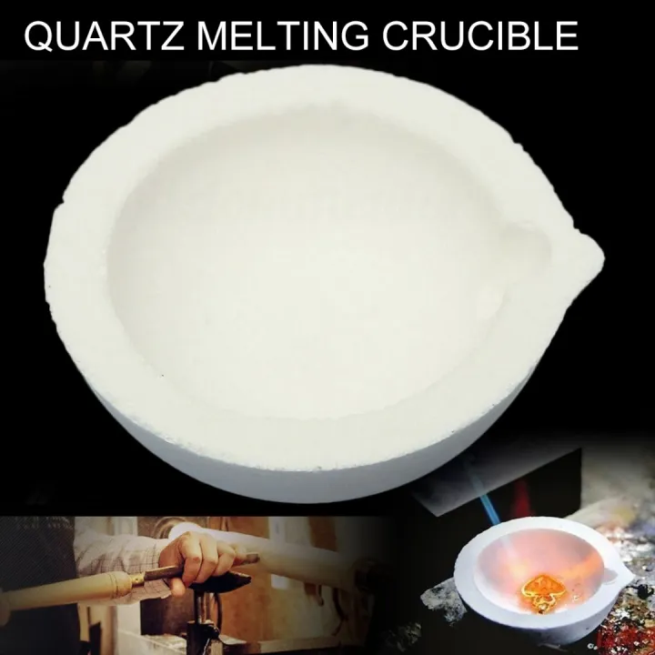 Unvug 150g Quartz Silica Melt Dishes Pot Crucible Casting for Gold ...