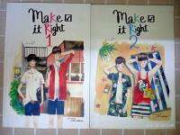 Make It Right รักออกเดิน (เล่ม 1-2) - นะเขียน Badboyz (หนังสือมือหนึ่ง นอกซีล มีตำหนิคราบฝุ่นนิดๆ - 2 เล่มจบ)