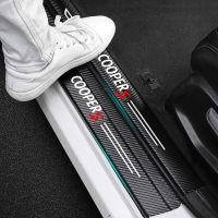 4Pcs Car Stickers Threshold Strip Carbon Fibre for  MINI JOHN COOPER WORKS  Auto Parts Electrical Trade Tools  Testers