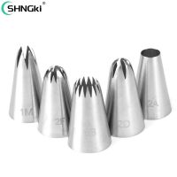 ✌ Stainless Steel Piping Icing Nozzle Cupcake Head Dessert Decorators Icing Piping Nozzle Large Cake Cream Decoration Tips Tools