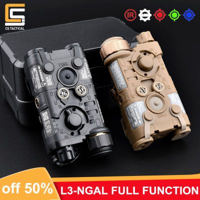 WADSN ใหม่ L3-NGAL IR เลเซอร์ Funcional สีแดงสีเขียวสีฟ้า Dot Sight เลเซอร์ตัวชี้ล่าสัตว์อาวุธ NGAL Fit 20มม.