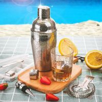 Stainless Cocktail Shaker Mixer ขนาด 550 ML แก้วเชคค็อกเทล แก้วเขย่าเครื่องดื่ม