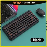 RYRA RGB Backlit Keyboard And Mouse Set PC Laptop Gaming Keypad Noiseless Gamer Portable LED Wireless Keyboard Optical Mouse