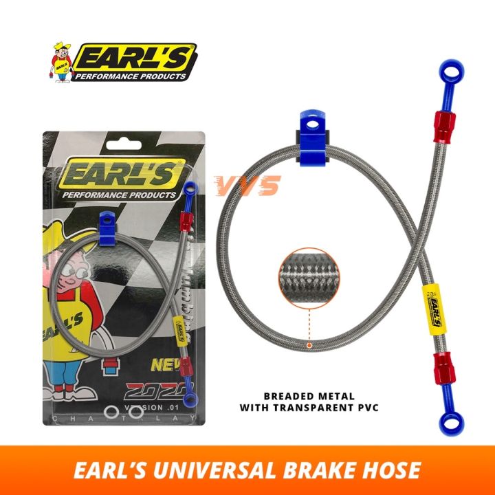 Earls Brake Hose Braided 36 22 60cm 100cm 4590 Degree Universal Made