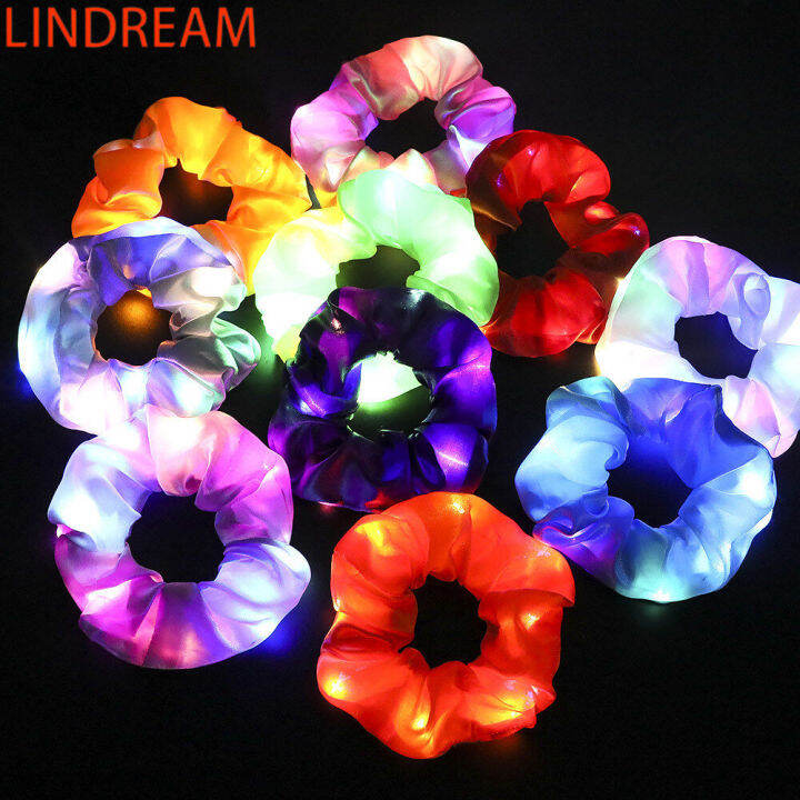 lindream-ห่วงรัดผมลำไส้ใหญ่เรืองแสง-led